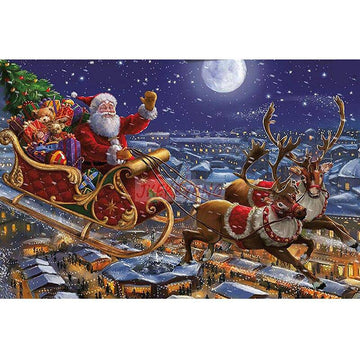 Diamond Paintings - Dark Night With Santa