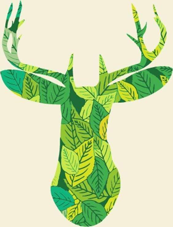 Paint by Numbers Kit - Deer head Art