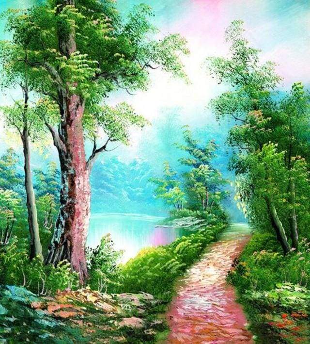Paint by Numbers Kit - Dreamlike trail