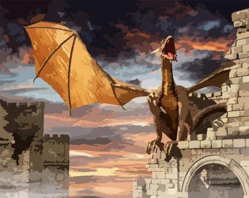 Paint by Numbers Kit - Dungeon Dragon
