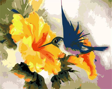 Paint by Numbers Kit - Eating Hummingbird