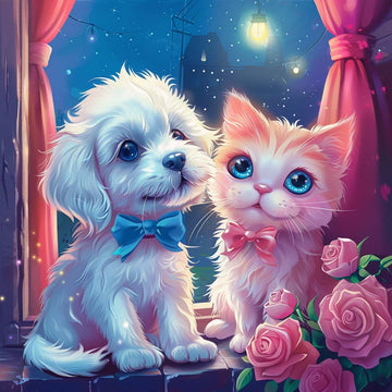 Paint by Numbers Kit - Enchanted Evening Friends