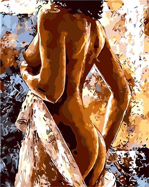 Paint by Numbers Kit - Erotic Girl Beauty