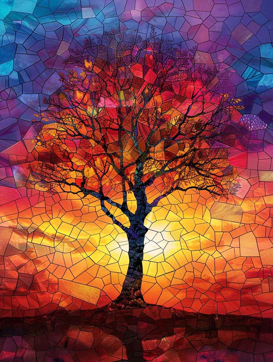 Paint by Numbers Kit - Eternal Ember Tree