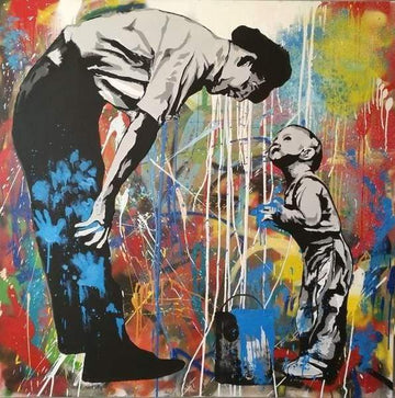 Paint by Numbers Kit - Father and Son