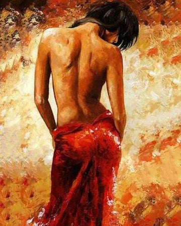 Paint by Numbers Kit - Female bare back