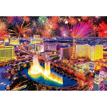 Diamond Paintings - Fireworks Las Vegas City