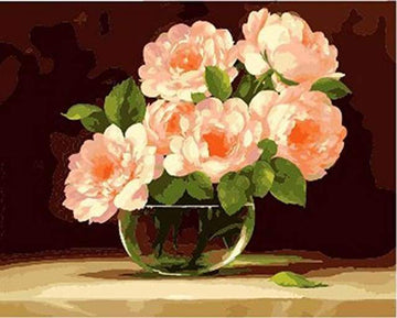 Paint by Numbers Kit - Five Flowers in a Vase