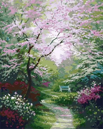 Paint by Numbers Kit - Flower Trees