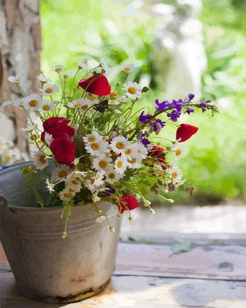 Paint by Numbers Kit - Flowerpot