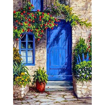 Diamond Paintings - Flowers Door