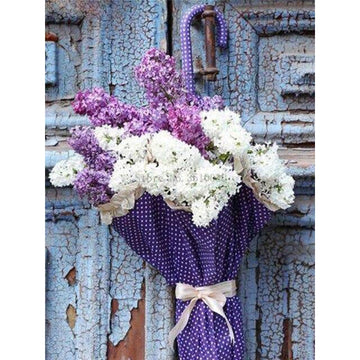 Diamond Paintings - Flowers Inside Umbrella