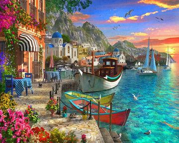 Paint by Numbers Kit - Flowery Harbor