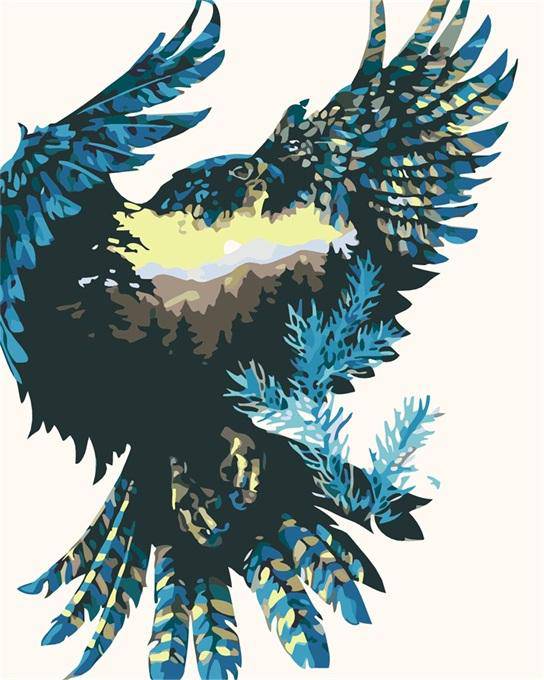 Paint by Numbers Kit - Forest Imagination In Eagle