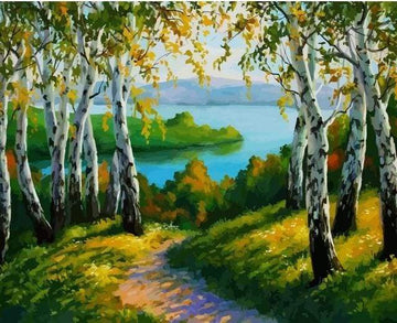 Paint by Numbers Kit - Forest and Sea