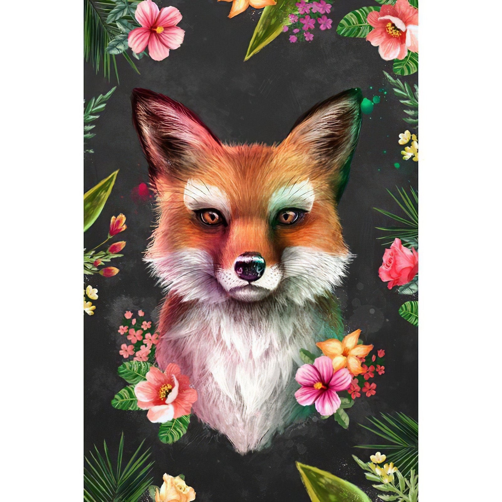 Diamond Paintings - Fox And Flower