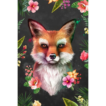 Diamond Paintings - Fox And Flower