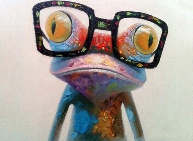 Paint by Numbers Kit - Frog and Eyewear