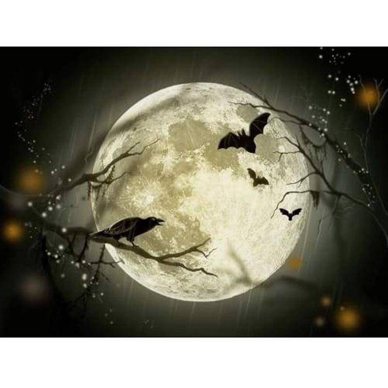 Diamond Paintings - Full Moon On Halloween