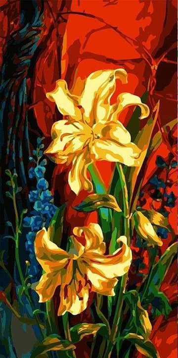 Paint by Numbers Kit - Golden Lily