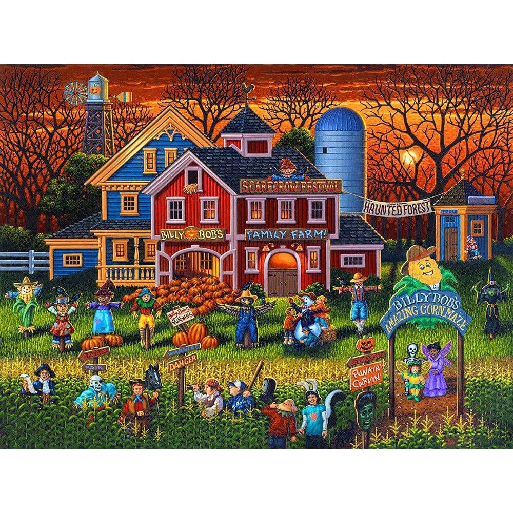 Diamond Paintings - Halloween Farm House