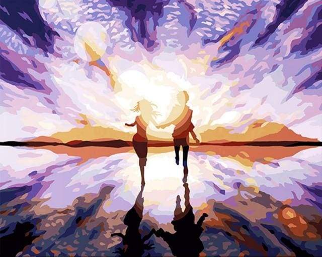 Paint by Numbers Kit - Happiness