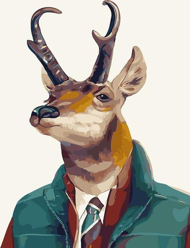 Paint by Numbers Kit - Head Deer Dandy