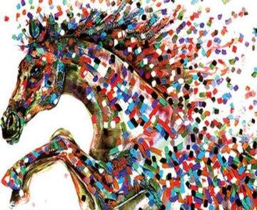 Paint by Numbers Kit - Horse in Style