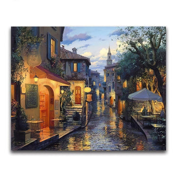 Diamond Paintings - House Light Of City