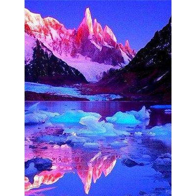 Diamond Paintings - Ice Mountain Rive