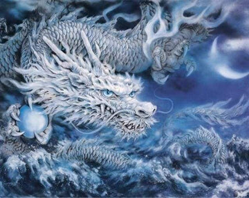 Paint by Numbers Kit - Ice dragon
