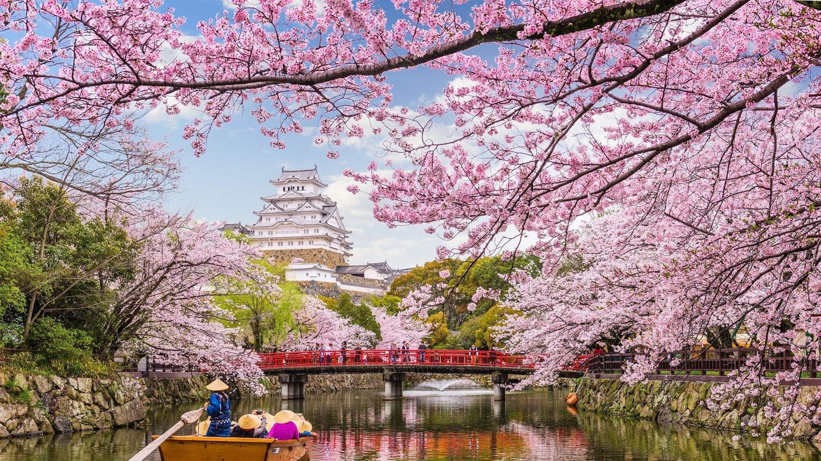 Diamond Paintings - Japanese Cherry Blossom on a River