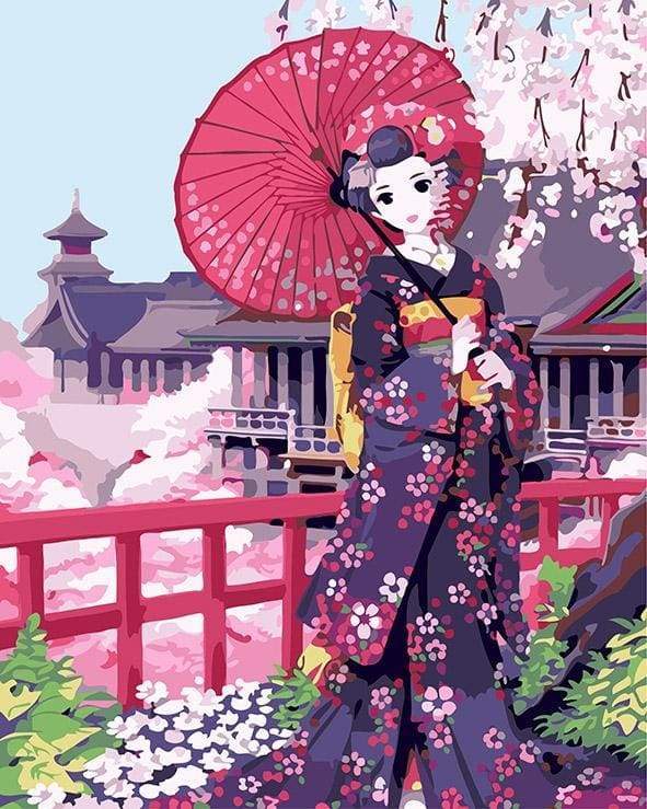 Paint by Numbers Kit - Japanese Kimono
