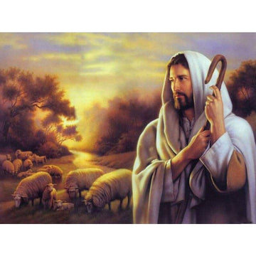 Diamond Paintings - Jesus and Lambs
