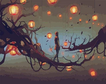 Paint by Numbers Kit - Lanterns