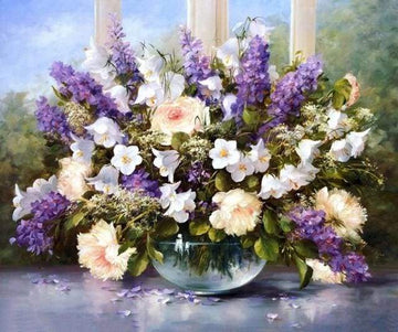 Paint by Numbers Kit - Lavender flowers