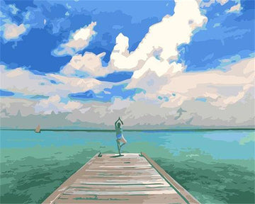 Paint by Numbers Kit - Lets Do Yoga