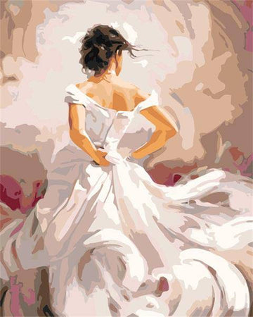Paint by Numbers Kit - Lets Get Up White Girl