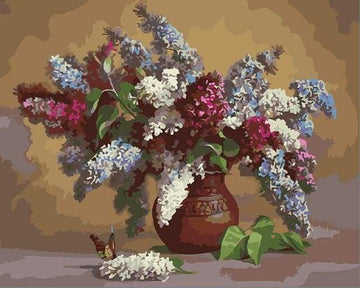 Paint by Numbers Kit - Lilacs in a Vase