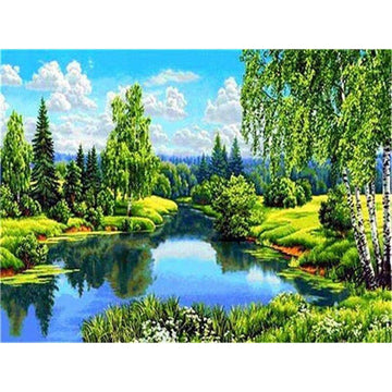 Diamond Paintings - Lovely Green Weather
