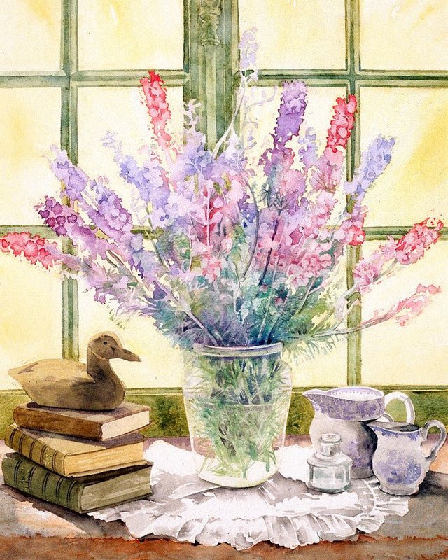 Paint by Numbers Kit - Lupine bouquet