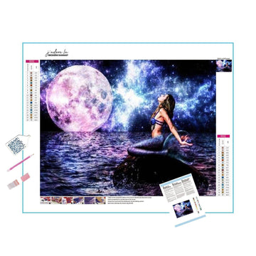 Diamond Paintings - Mermaid And Moon