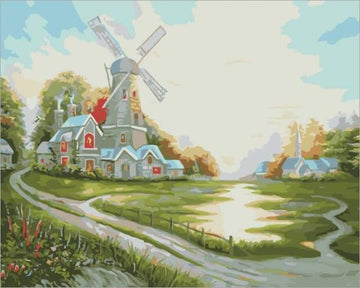 Paint by Numbers Kit - Mill