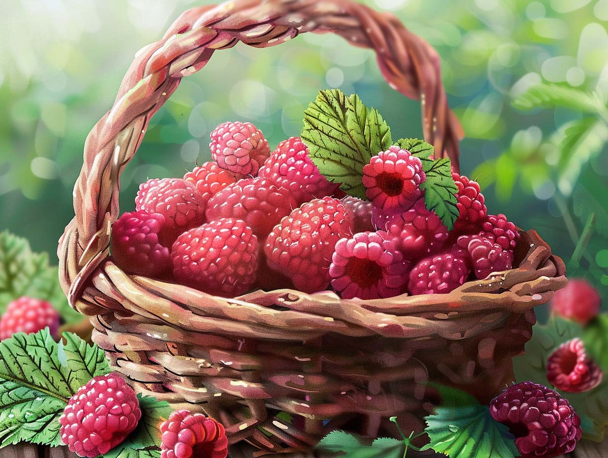 Paint by Numbers Kit - Morning Raspberry Harvest