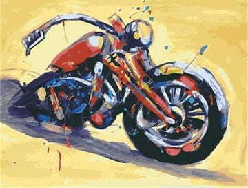 Paint by Numbers Kit - Motorcycle