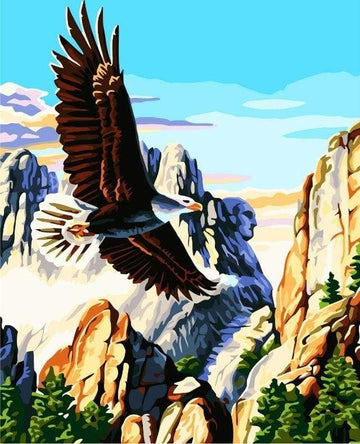 Paint by Numbers Kit - Mountain Eagle