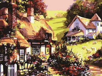 Paint by Numbers Kit - Mountain Villas