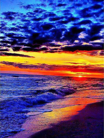 Diamond Paintings - Ocean At Dusk