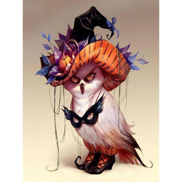 Diamond Paintings - Owl With Hat