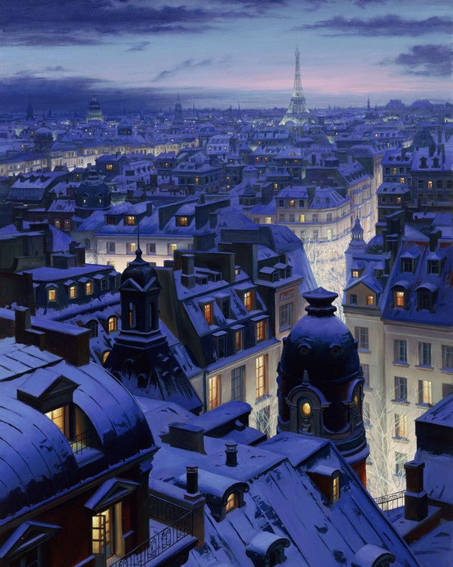 Paint by Numbers Kit - Paris Roofs